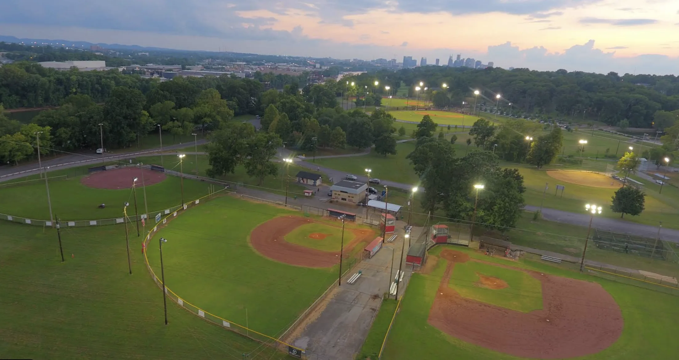 Old Timers Baseball at Shelby Park banner